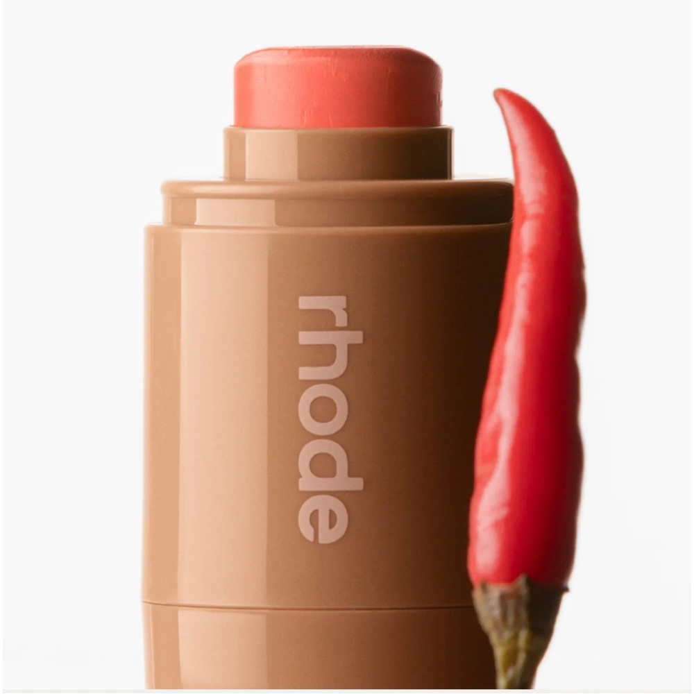 RHODE Lip Balm in Tan and Red